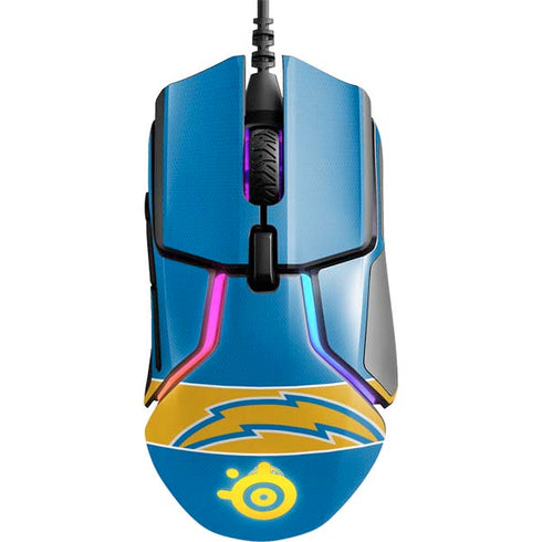 NFL Los Angeles Chargers Zone Block SteelSeries Rival 600 Gaming Mouse Skin