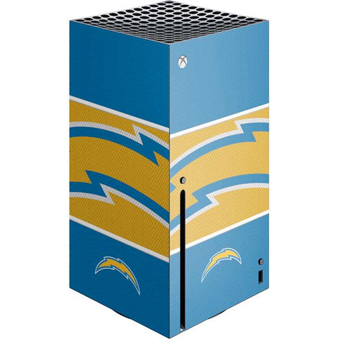 NFL Los Angeles Chargers Zone Block Xbox Series X Skins