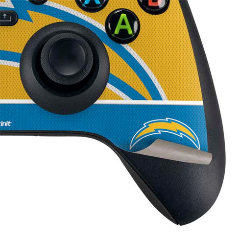 NFL Los Angeles Chargers Zone Block XBox Series X Digital Edition Bundle Skin