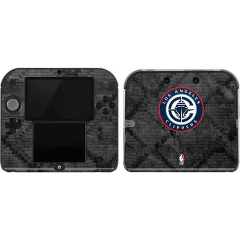 NBA Los Angeles Clippers Black Rust Nintendo 2DS Skin