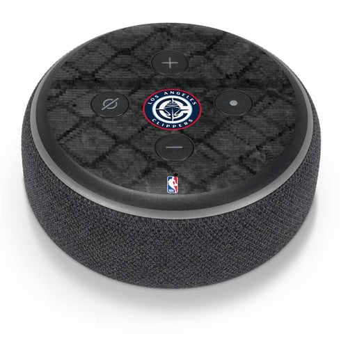 NBA Los Angeles Clippers Black Rust Amazon Echo Dot Skin