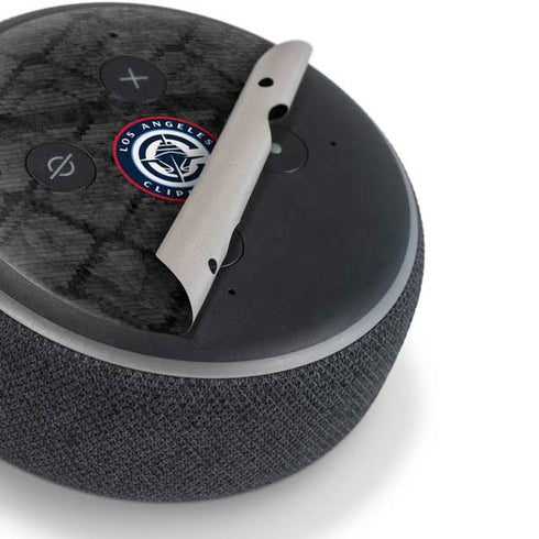 NBA Los Angeles Clippers Black Rust Amazon Echo Dot Skin