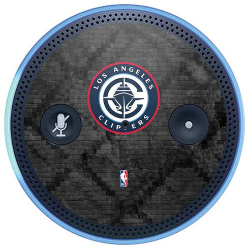 NBA Los Angeles Clippers Black Rust Amazon Echo Skin