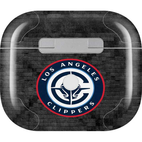NBA Los Angeles Clippers Black Rust Apple AirPods (3rd Gen 2021) Skin