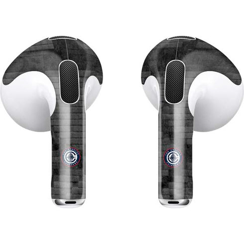 NBA Los Angeles Clippers Black Rust Apple AirPods (3rd Gen 2021) Skin