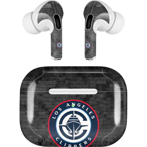 NBA Los Angeles Clippers Black Rust Apple AirPods Pro Skin