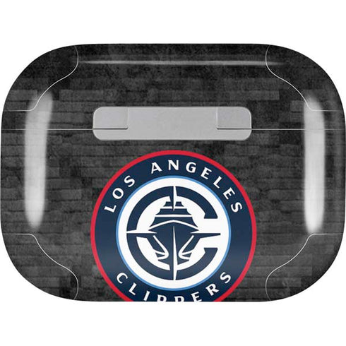 NBA Los Angeles Clippers Black Rust Apple AirPods Pro Skin