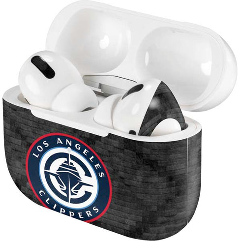 NBA Los Angeles Clippers Black Rust Apple AirPods Pro Skin