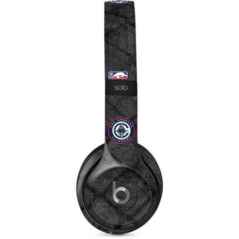 NBA Los Angeles Clippers Black Rust Beats Solo 2 Wired Skin