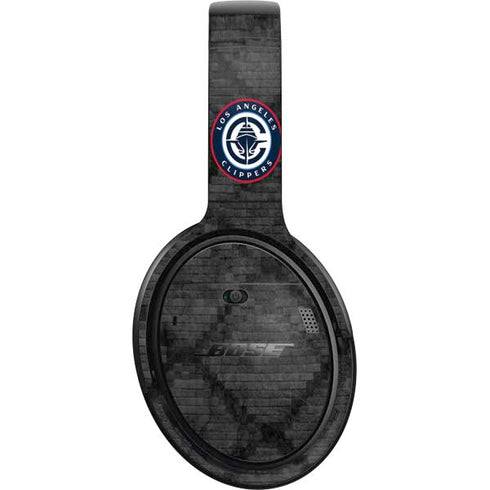 NBA Los Angeles Clippers Black Rust Bose QuietComfort 35 Headphones Skin