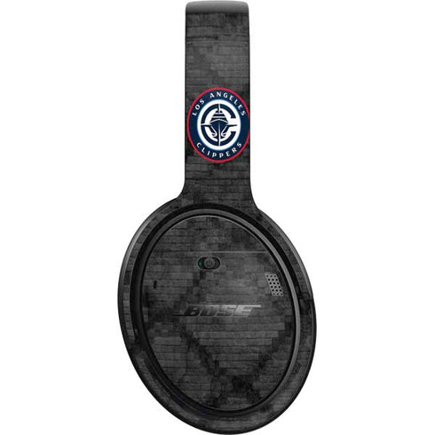 NBA Los Angeles Clippers Black Rust Bose QuietComfort 35 II Headphones Skin