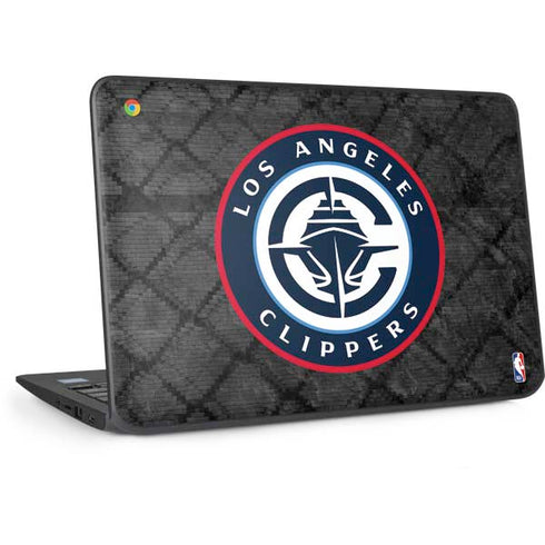 NBA Los Angeles Clippers Black Rust HP Chromebook Skin