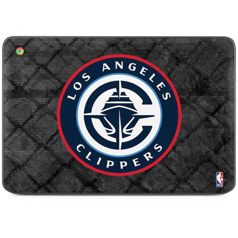NBA Los Angeles Clippers Black Rust HP Chromebook Skin