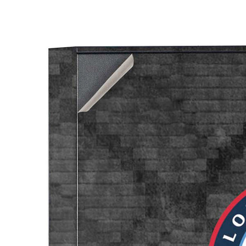 NBA Los Angeles Clippers Black Rust Corsair 4000D Tempered Glass Mid-Tower ATX Case Skin