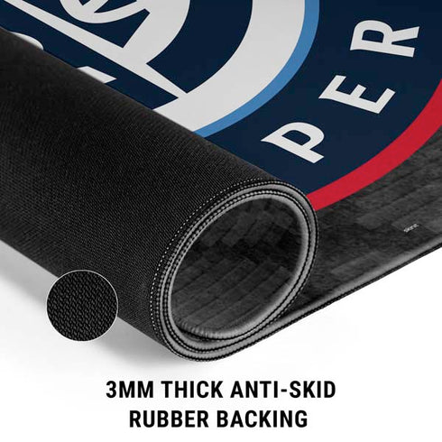 NBA Los Angeles Clippers Black Rust Gaming Mouse Pad