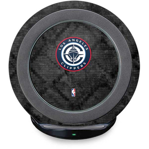 NBA Los Angeles Clippers Black Rust Fast Charge Wireless Charging Stand Skin