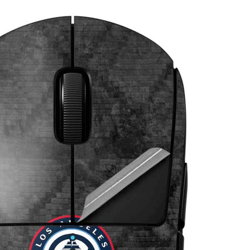NBA Los Angeles Clippers Black Rust G Pro Wireless Gaming Mouse Skin