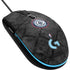 NBA Los Angeles Clippers Black Rust G203 Prodigy RGB Wired Gaming Mouse Skin