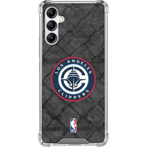 NBA Los Angeles Clippers Black Rust Gabb Phone 4 Clear Case