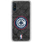 NBA Los Angeles Clippers Black Rust Galaxy A10e Clear Case
