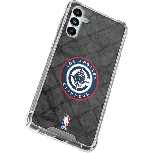 NBA Los Angeles Clippers Black Rust Galaxy A14 5G Clear Case