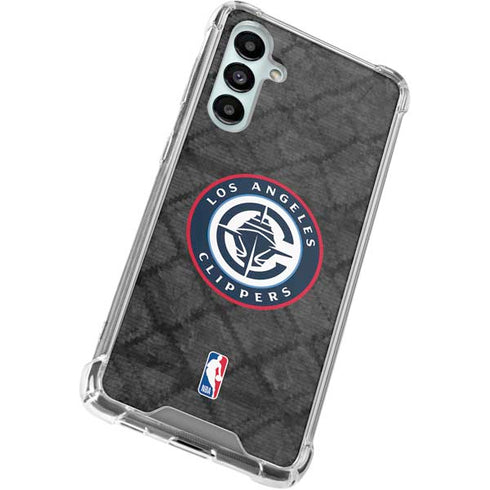 NBA Los Angeles Clippers Black Rust Galaxy A16 5G Clear Case