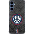 NBA Los Angeles Clippers Black Rust Galaxy A35 5G Clear Case
