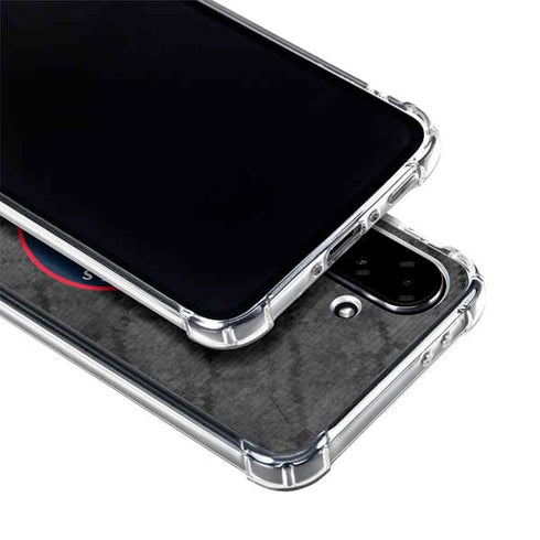 NBA Los Angeles Clippers Black Rust Galaxy A36 5G Clear Case