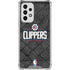 NBA Los Angeles Clippers Black Rust Galaxy A53 5G Clear Case