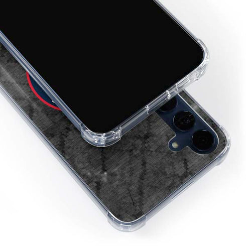 NBA Los Angeles Clippers Black Rust Galaxy A55 5G Clear Case