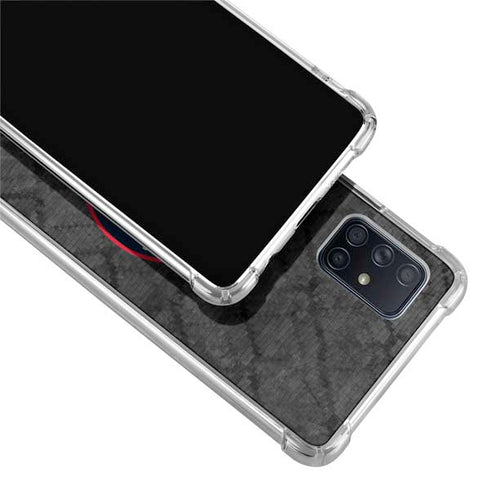 NBA Los Angeles Clippers Black Rust Galaxy A71 5G Clear Case