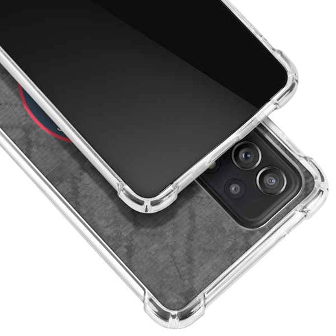 NBA Los Angeles Clippers Black Rust Galaxy A72 5G Clear Case