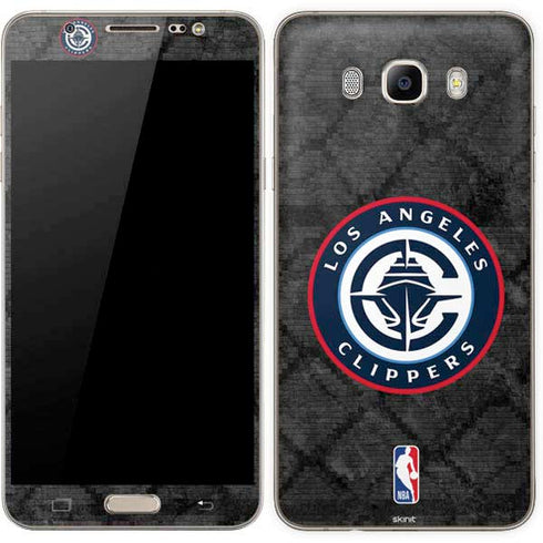 NBA Los Angeles Clippers Black Rust Galaxy J7 Skin