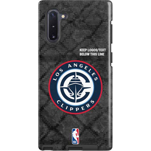 NBA Los Angeles Clippers Black Rust Galaxy Cases
