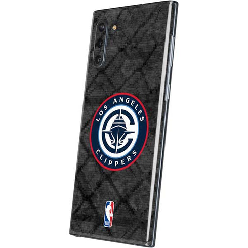 NBA Los Angeles Clippers Black Rust Galaxy Note 10 Skin
