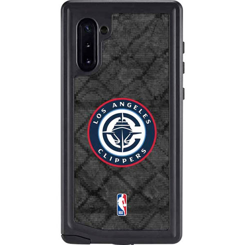 NBA Los Angeles Clippers Black Rust Galaxy Note 10 Waterproof Case