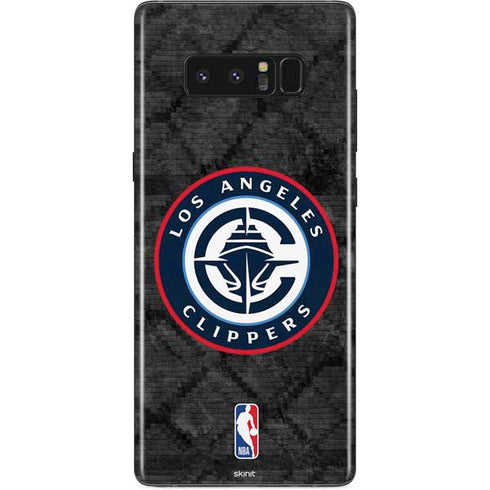 NBA Los Angeles Clippers Black Rust Galaxy Note 8 Skin