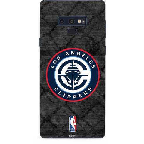 NBA Los Angeles Clippers Black Rust Galaxy Note 9 Skin