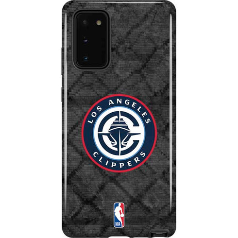 NBA Los Angeles Clippers Black Rust Galaxy Note20 5G Pro Case