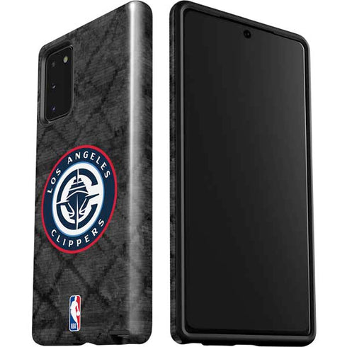 NBA Los Angeles Clippers Black Rust Galaxy Note20 5G Pro Case