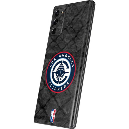 NBA Los Angeles Clippers Black Rust Galaxy Note20 5G Skin