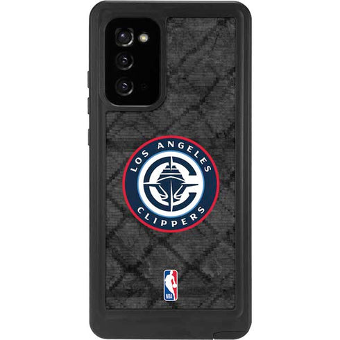 NBA Los Angeles Clippers Black Rust Galaxy Note20 5G Waterproof Case