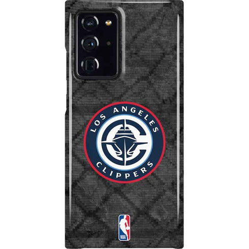 NBA Los Angeles Clippers Black Rust Galaxy Cases