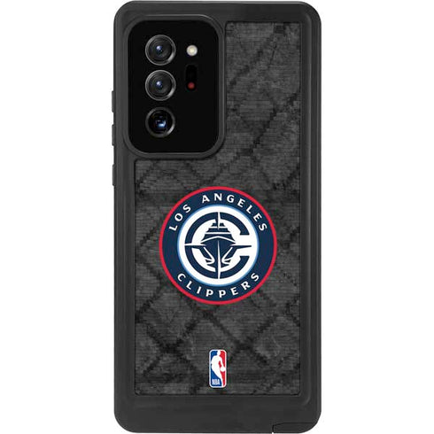 NBA Los Angeles Clippers Black Rust Galaxy Note20 Ultra 5G Waterproof Case