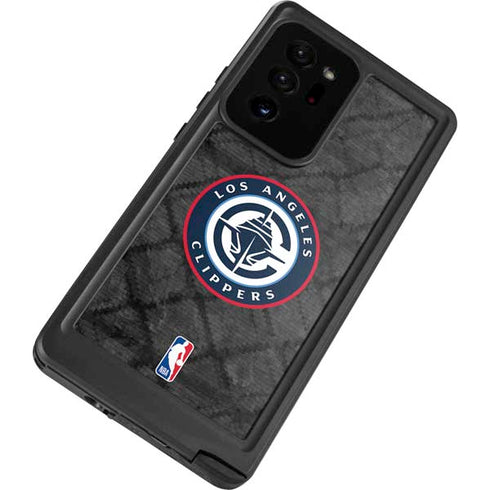 NBA Los Angeles Clippers Black Rust Galaxy Note20 Ultra 5G Waterproof Case