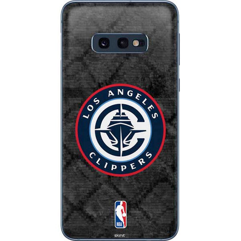 NBA Los Angeles Clippers Black Rust Galaxy S10e Skin