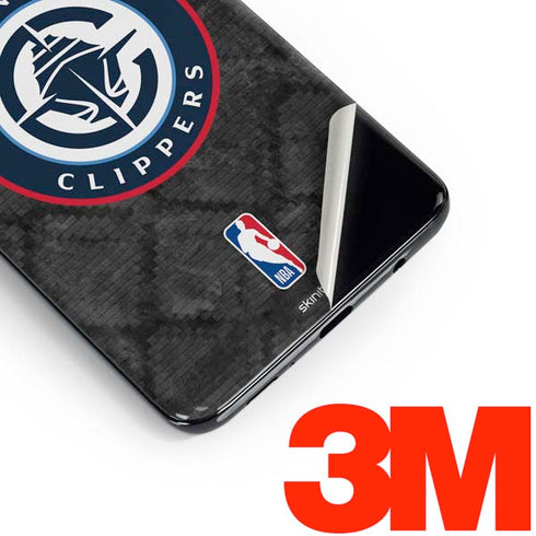 NBA Los Angeles Clippers Black Rust Galaxy S10e Skin