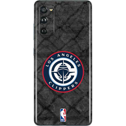 NBA Los Angeles Clippers Black Rust Galaxy S20 Fan Edition Skin