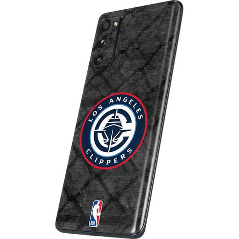 NBA Los Angeles Clippers Black Rust Galaxy S20 Fan Edition Skin