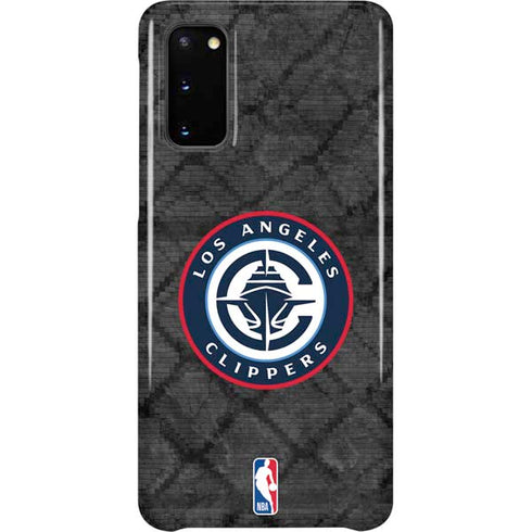 NBA Los Angeles Clippers Black Rust Galaxy S20 Lite Case